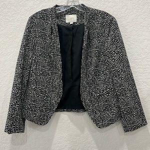 Womens Loft size small jacket. Black and white